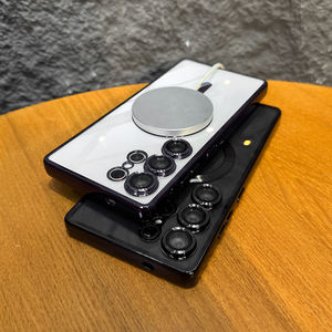 <span class=keywords><strong>Funda</strong></span> de teléfono móvil transparente al por mayor para Samsung <span class=keywords><strong>S21</strong></span> 22 23 24 25 <span class=keywords><strong>Ultra</strong></span> Plus <span class=keywords><strong>funda</strong></span> de teléfono magnética chapada para Samsung Fundas - Product Image 5