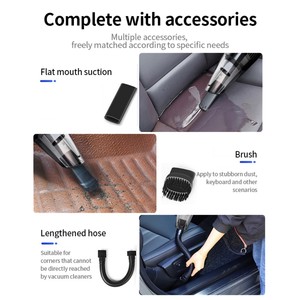 Aspirateur sans fil <span class=keywords><strong>à</strong></span> 3 vitesses réglables, rechargeable par USB, pour <span class=keywords><strong>nettoyage</strong></span> humide et <span class=keywords><strong>sec</strong></span>, idéal pour l'<span class=keywords><strong>intérieur</strong></span> de la <span class=keywords><strong>voiture</strong></span>, la maison et le bureau - Product Image 3