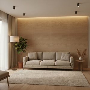 Película Decorativa de <span class=keywords><strong>PVC</strong></span> con Efecto de Sombra de Madera, Efecto Dinámico de Luz y Sombra, 0.16mm, para Laminación Plana y Envoltura por Prensado al Vacío - Product Image 6