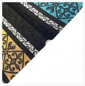Fornitura del produttore di tessuti ABAYA tessuto Abaya tinto in filo Jacquard di alta qualità di alta qualità per abito da donna musulmana