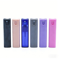 Flacon de parfum carré en plastique portable de 10 ml, petit format, distributeur de déodorant liquide, vaporisateur pour la bouche, flacon de brume rafraîchissante
