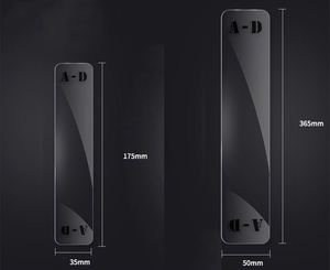 Acrylic LP <b>Vinyl</b> Record Classification Card 6 Piece Horizontal Vertical Quick Classification Label Durable Record Organizer - Product Image 2