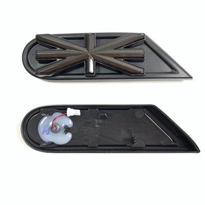 Mini luces direccionales Union Jack R55 R56 R57 R58 ABS, luces laterales para reemplazo y reparación (par) - Product Image 1