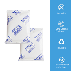 OEM Eco Friendly trasporto personalizzato raffreddamento Gel di <span class=keywords><strong>ghiaccio</strong></span> impacco Gel freddo impacco di <span class=keywords><strong>ghiaccio</strong></span> per la spedizione di cibo con logo - Product Image 4