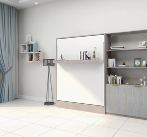 Sofá Cama Multifuncional Ahorrador de Espacio de Roble con Almacenamiento, Cojín, Tapicería de Cuero PU y <span class=keywords><strong>Cabecero</strong></span> Iluminado para Hogar, Oficina o Invitados - Product Image 2
