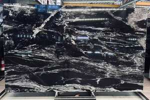 Baldosas de Cuarcita Negra Manhattan para Sala de Estar de Lujo, Interior de Villa o Apartamento - Product Image 4