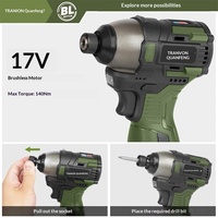 Perceuse-visseuse électrique industrielle sans fil Lanceforce16V 160N.m avec moteur sans balais et batterie lithium-ion