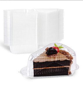 Hộp Đóng Gói Bánh Hình Tam Giác Lát Nhựa Trong Suốt Dùng Một Lần Cấp Thực Phẩm Hộp Bánh Hình Tam Giác Vỉ Nhựa Vòm Cao - Product Image 5