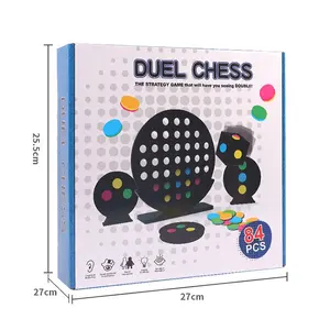 Wholesale Plastic Normal Size Competitive Rivalry Game Back Color Indoor And Outdoor Toys Duel Chess Funny Board Game Quarto