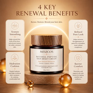 Crème hydratante régénérante pour la peau au rétinol OEM ODM pour lisser la texture / contrôler le sébum / éclaircir et lutter contre le vieillissement - Product Image 6