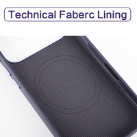 Étui portefeuille 2-en-1 en tissu tissé de style INS de haute qualité, antichoc et anti-traces de doigts, avec support et logo personnalisé, vente en gros
