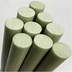Yalıtım Dayanımlı Yüksek Sıcaklık Şeffaf Yeşil Epoksi Fiberglas Çubuklar Özel Uygulamalar İçin Bükme Kesme Hizmetleri - Product Image 1
