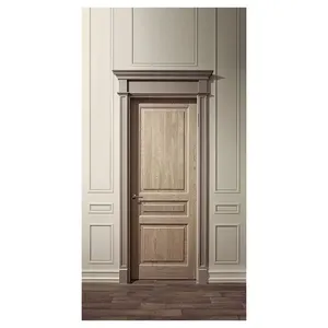 American Style Hot Sales Wood Shaker Interior MDF Plywood Door Prehung Interior Shaker Doors