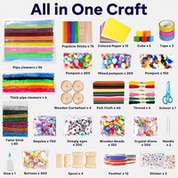 Kit de bricolage pour enfants en gros, puzzle, artisanat, fournitures d'art et d'artisanat pour les écoles, cadeau, boîte de couleur, kit d'artisanat
