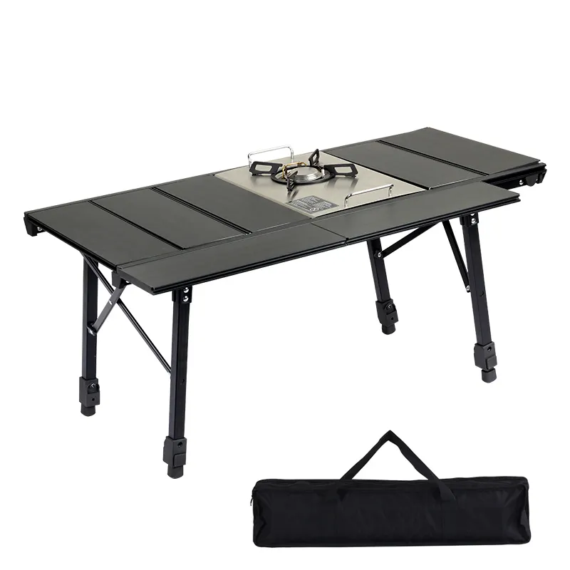 Factory Cheap Outdoor Garden Multifunctional Detachable Bbq Cooking IGT Camping Kitchen Table