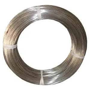 Le noir de fil machine en métal enduit de zinc à surface lisse chaud/laminé à froid a recuit le fil machine de l'acier inoxydable 201