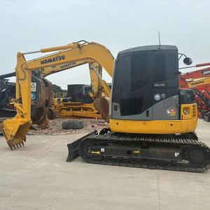 Excavatrice Komatsu PC78US-8 avec godet de terrassement, équipement de construction d'occasion - Product Image 2
