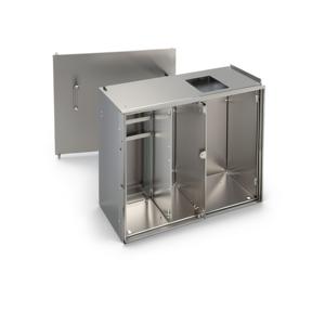 Maßgefertigtes Elektrogehäuse Aluminium-Stahlblech CNC-Laserschneiden Biegen Schweißen OEM-Lieferant - Product Image 4