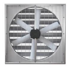 Système d'air de ventilateur d'extraction de 50 pouces Ventilation industrielle fixée au mur avec le ventilateur de Restaurant d'ateliers de ferme d'usine de coussin de refroidissement - Product Image 2
