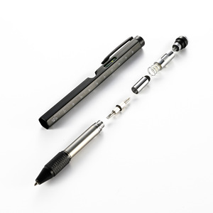 Pluma multiherramienta 9 en 1 para hombre, dispositivos geniales, regla de luz LED, bolígrafo, nivel, abrebotellas, destornillador en caja de embalaje - Product Image 3