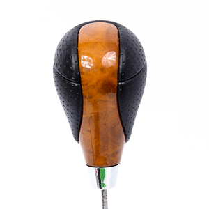 Venta caliente perillas de cambio automático de madera de cuero negro 2008 es perilla de cambio de marchas para Lexus para Toyota is 220d es250 - Product Image 3