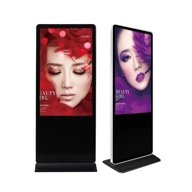 Factory Cheap Price Floor Stand 32 43 49 55 65 Inch LCD Advertising Monitor Video Media Display Digital Signage