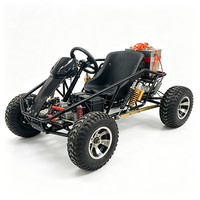 Kart électrique tout-terrain 2000W 70V40A pour adultes, 4 roues, avec frein à disque hydraulique arrière