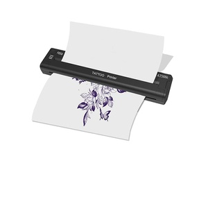 Impresora Portátil Inalámbrica Bluetooth A4 para Plantillas de Tatuajes, Copiadora de Transferencia Térmica de Acero Inoxidable para Artistas - Product Image 1