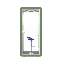 Nouvelle sortie Qianhui 2026 : Pod de bureau portable avec roues, conteneur de bureau individuel