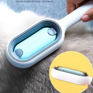 Cepillo de Limpieza 2 en 1 para Mascotas, Peine para Eliminar Pelo de Perros, Cepillo de Masaje para Eliminar Pelos de Mascotas, Removedor de Pelusas para Perros y Gatos - Product Image 2