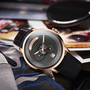 Montre mécanique automatique de luxe Lobinni 16060 pour homme, nouvelle qualité, bracelet en acier inoxydable et cuir, affichage à aiguilles - Product Image 5