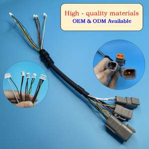 Maßgefertigte DTM DT Kabelkonfektion Kupferkern PVC 320mm JST 2 4 6 8 Pin Kabelbaum für ATV Dirt Bike Quad Go-Kart Motorrad - Product Image 5