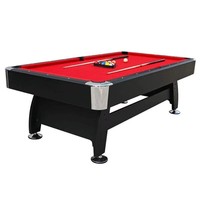 Table de billard en MDF de 9 pieds avec système de retour automatique des billes, table de billard pour divertissement à domicile, à vendre
