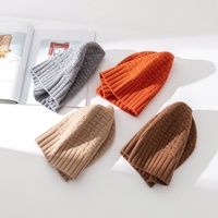 Bonnet en Laine 100% Pure Personnalisé, Motif Jacquard, Réglable, Finition Délavée, Polyvalent, Facile à Assortir