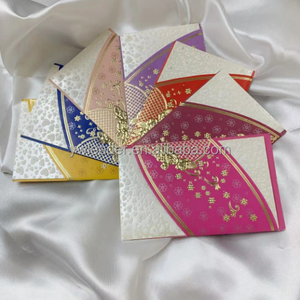 Mini Carte d'Invitation de <span class=keywords><strong>Mariage</strong></span> de Luxe Faite à la Main, Style Nautique, en Papier, avec Dorure à Chaud pour l'Europe - Prix Plus Abordable - Product Image 5