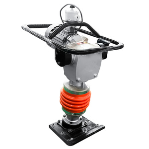 Fabrieksdirect 380V 3KW Hoog Rendement Motor Jump Jack Trilplaat Elektrische Impact Rammer Machine 1T Slagkracht 1 Jaar Garantie - Product Image 1