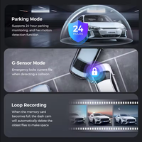 AZDOME M550 MAX 4K + 1K + 2K 3 Ch DashCam Built in 5G WiFi GPS Motion Detection car black box WDR Super Night Vision 4K dash cam