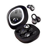 Nouveaux écouteurs sans fil intra-auriculaires pour couples, avec miroir de maquillage intégré, étanches IPX4, modèle M165