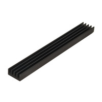 Dissipateur thermique en aluminium extrudé personnalisé 500W avec ailettes et caloduc pour LED