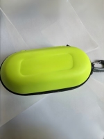Étui à lunettes de sport classique rectangulaire semi-rigide étanche, motif uni, fermeture éclair personnalisée en EVA pour rangement, marque Xcy, modèle 15