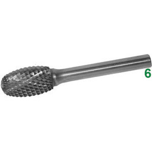 SCU 8055G 6 fraises rotatives en carbure monobloc - Product Image 1