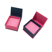 Boîte à bijoux en papier à couvercle rabattable personnalisé OEM avec fermeture magnétique et insert en velours doux pour emballage de luxe