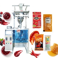 Machine d'emballage multifonctionnelle entièrement automatique pour sachets de piment, d'ail, de miel, de jus, de confiture, de ketchup et de sauce piquante