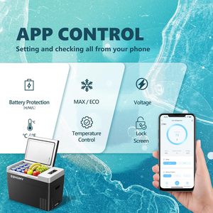 Frigorifero Portatile <span class=keywords><strong>per</strong></span> <span class=keywords><strong>Auto</strong></span> Euhomy 29L, Controllabile tramite App, Certificato CE ROHS, 12/24V, Ideale <span class=keywords><strong>per</strong></span> Campeggio, Viaggi, Barca, Prezzo all'Ingrosso - Product Image 3