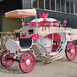 Carroza de Boda Eléctrica Estilo Princesa Europea, Diseño de Calabaza, Venta Directa de Fábrica - Product Image 1