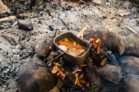 Kit de gâchis de cantine en titane pour Camping en plein air randonnée randonnée bouteilles d'eau portables tasse de cantine