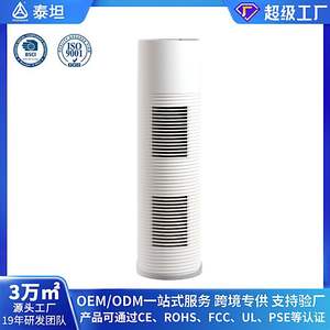 Purificateur d'air intelligent blanc, technologie HEPA, contrôle WiFi, utilisation domestique, normes US, EU, UK - Product Image 3