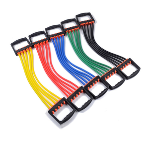 Có thể tháo rời 5-ống ngực giãn nở TPE cơ bắp tập thể dục thiết bị kháng cho phòng tập thể dục tập thể dục - Product Image 5