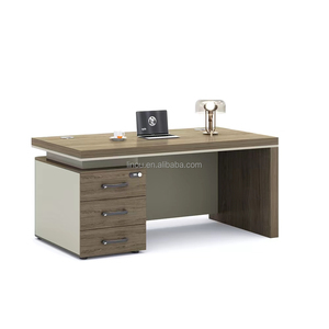 Modern Contemporary <b>Office</b> Table Wooden Manager Desk with Style for Home School Made of MDF Material <b>Computer</b> - Product Image 4