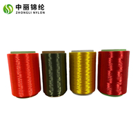 Fil de soie coloré en nylon 6 ténacité RW/DDB 467Dtex/72F de qualité AA écologique